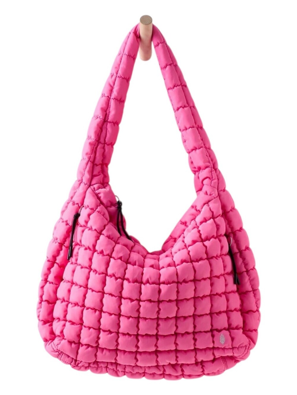 FP Movement Quilted Carryall Puffer Tote Bag Bubblegum Pink Oversized NWT